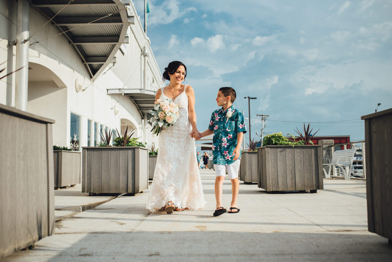 A Beach Wedding Seaglass Blue Ocean Event Center Salisbury