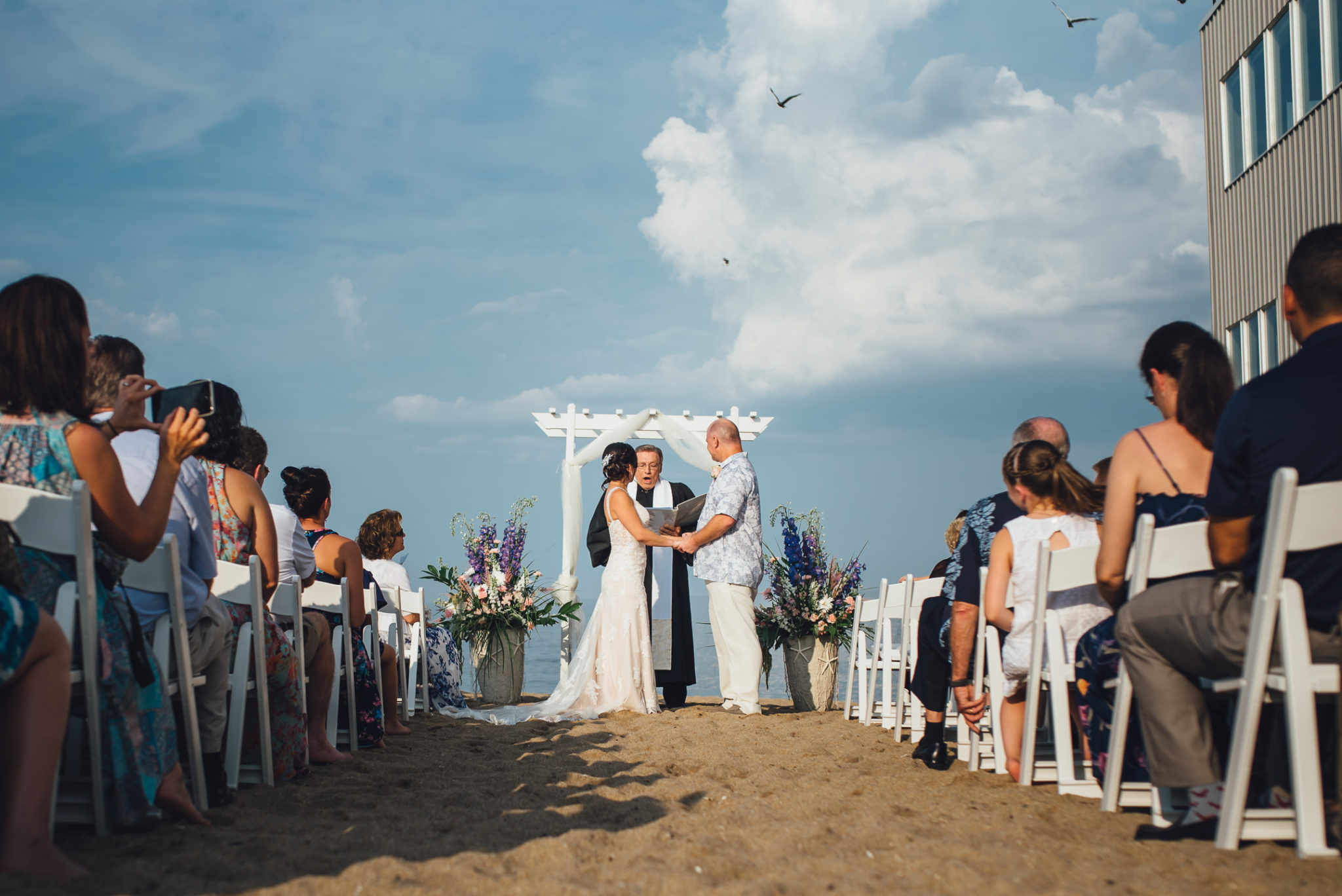 Jen Bilodeau Photography, Beach Wedding, Seaglass Blue Ocean Event Center, Salisbury Massachusetts
