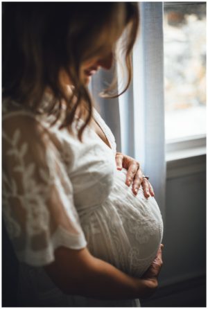 In-Home Maternity Photos | Massachusettes Lifestyle Photographer