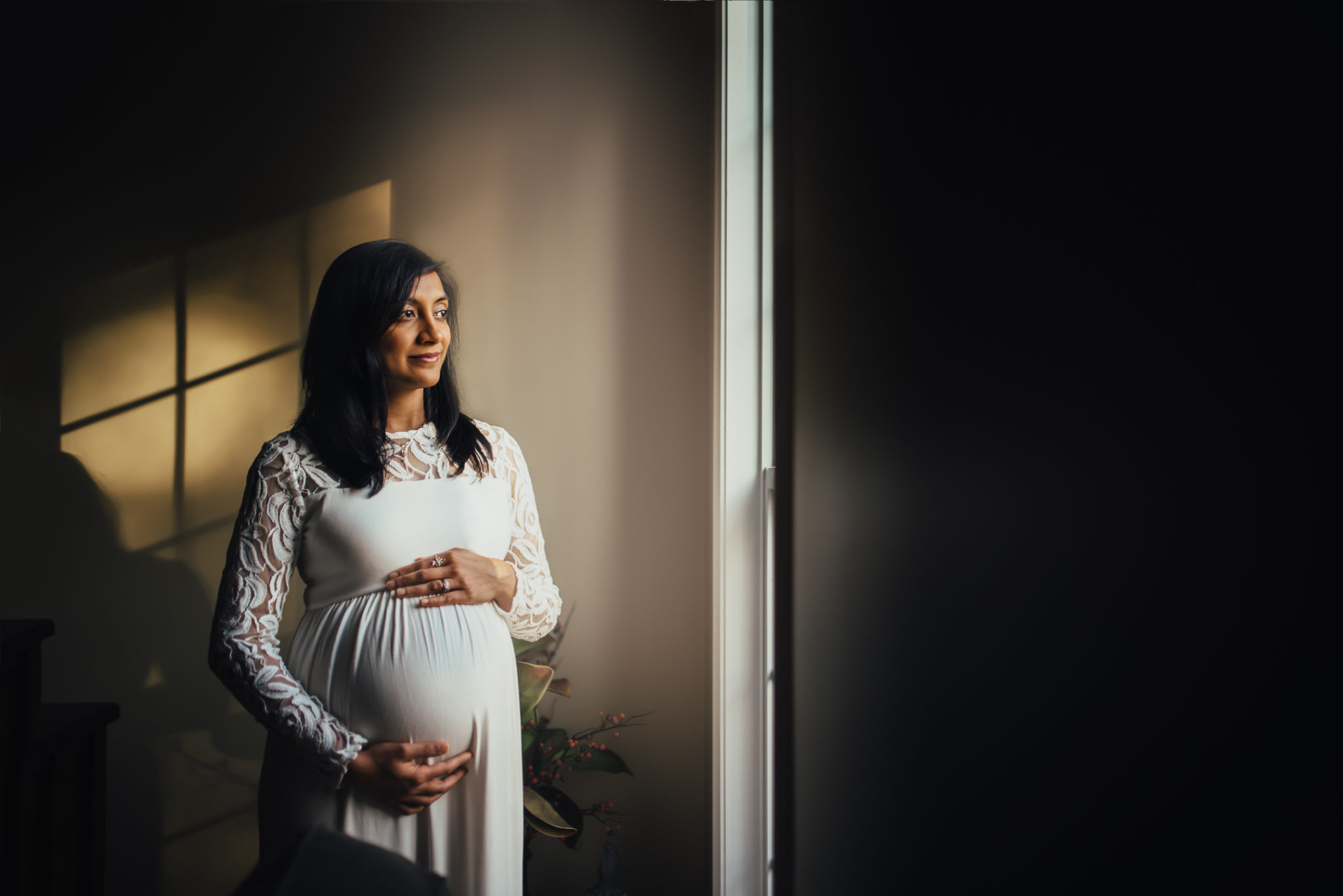 In-home maternity photos