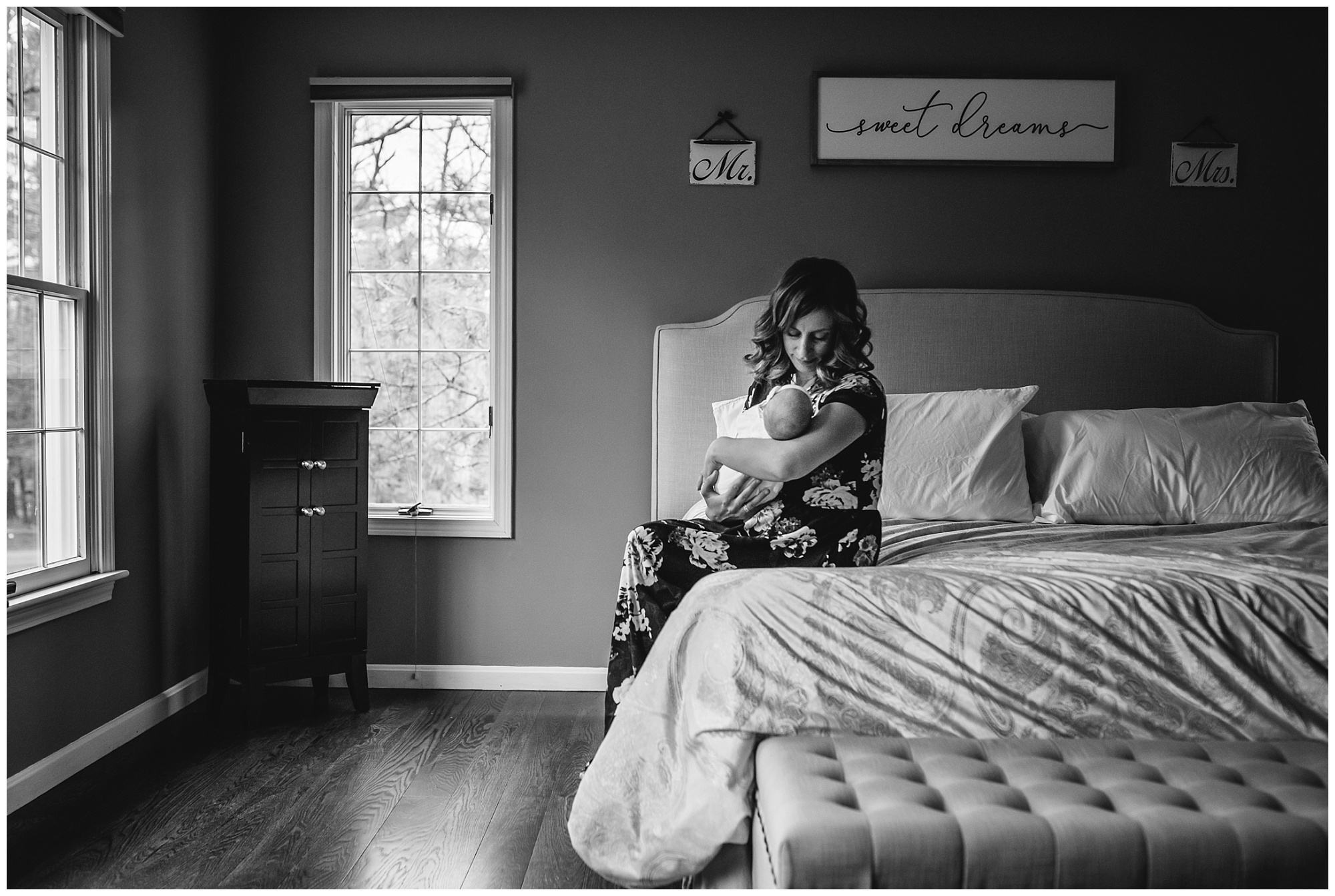 Sisters: And Then There Were Three | North Reading Newborn Photographer
