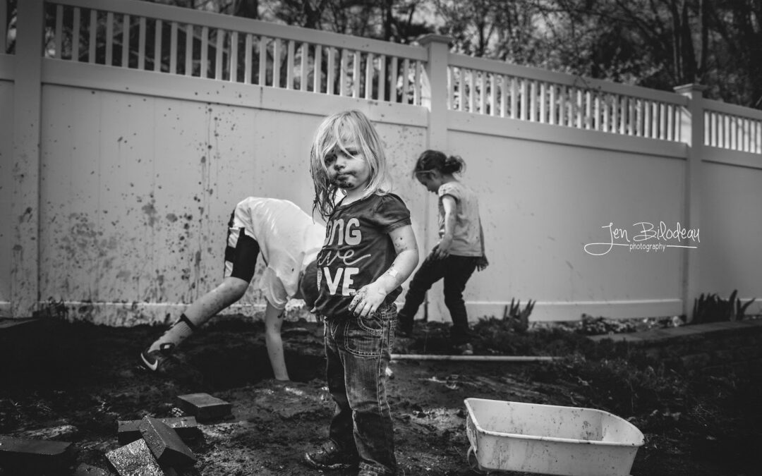 In the Mud | A Day in The Life Project Feature | North Andover, MA Children Photographer