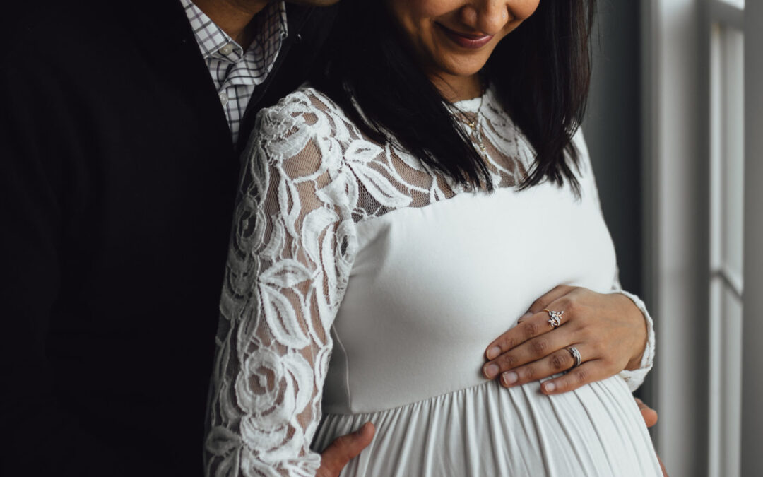 Preparing For The Greatest Gift Of All | North Andover In-Home Maternity Photographer