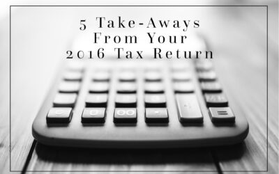 Photographers: 5 Take-Aways From 2016 Tax Return